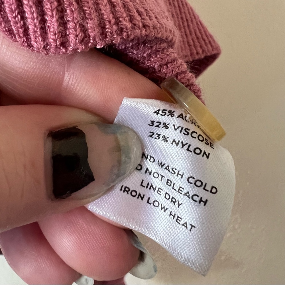 Lulus | Well Rested Dusty Rose Ribbed Pullover Sweater Top - Picture 8 of 8